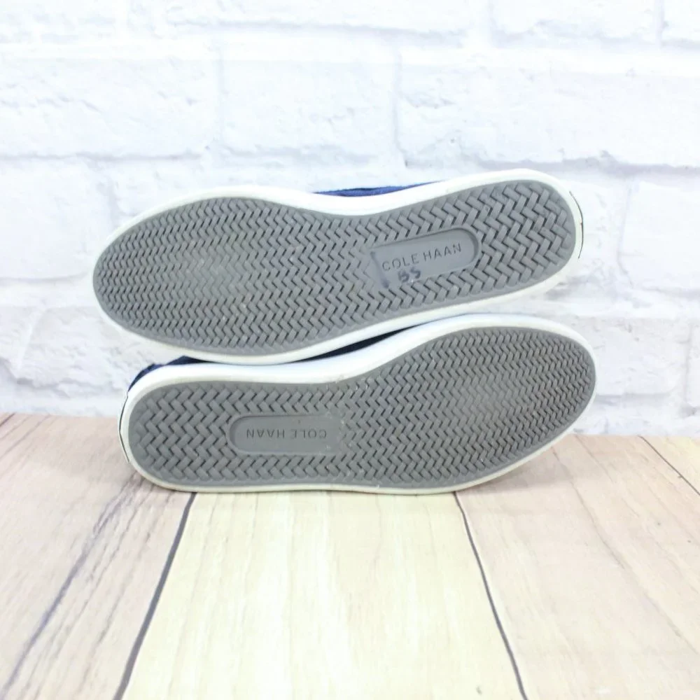 Cole Haan Nantucket Blue Velvet Slip-on Driving Loafers Flat Shoes Size 6.5 B - Picture 9 of 9